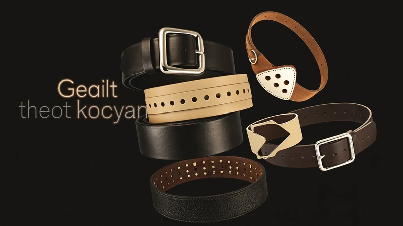 Ilustrație de campanie pentru curele și accesorii, generată pentru conceptul Alliv Riung.